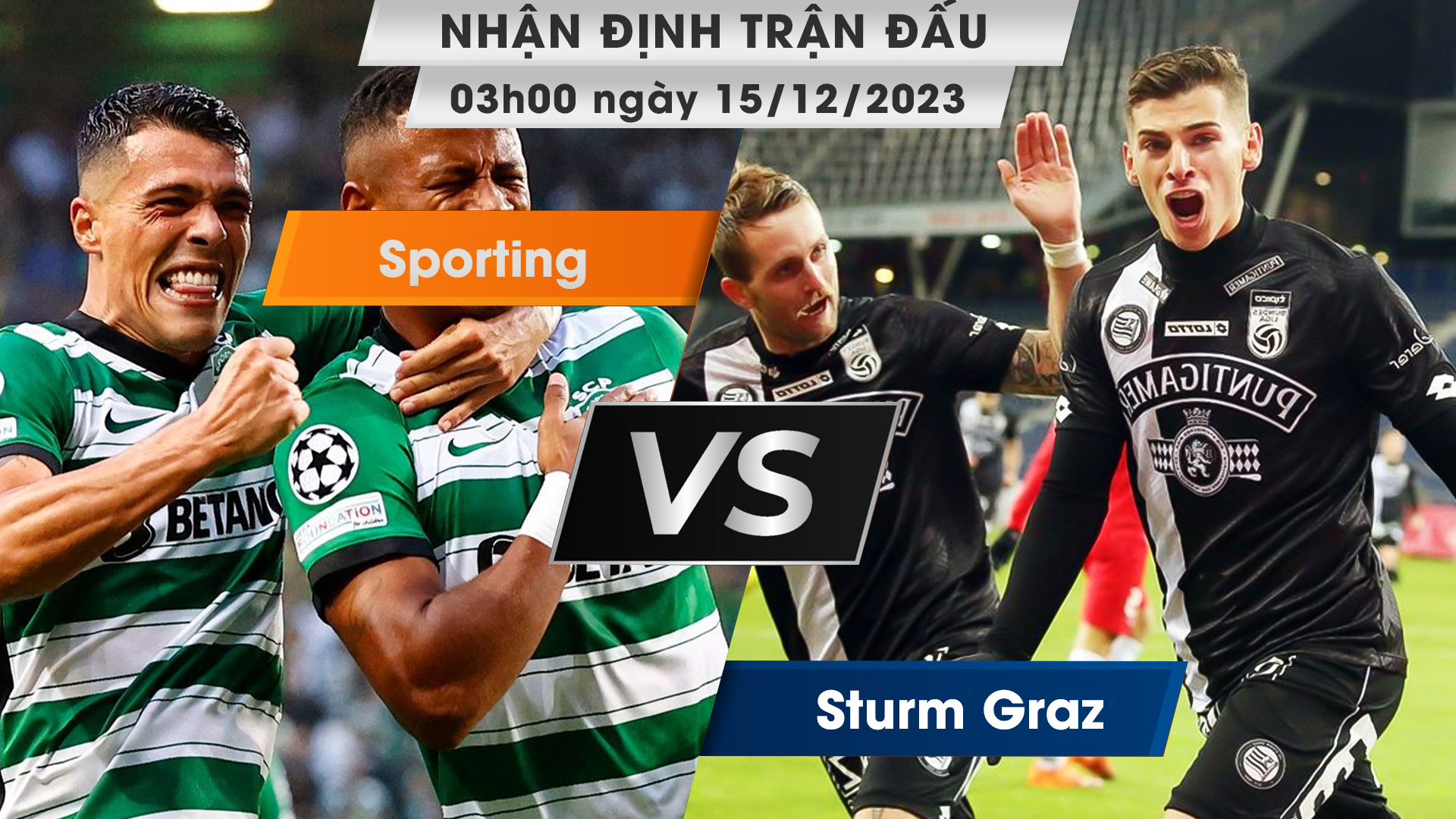 Nhận định, dự đoán Sporting vs Sturm Graz, 03h00 ngày 15/12/2023